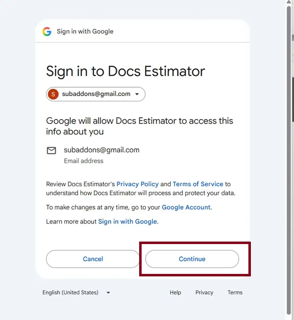 Step 3 screenshot